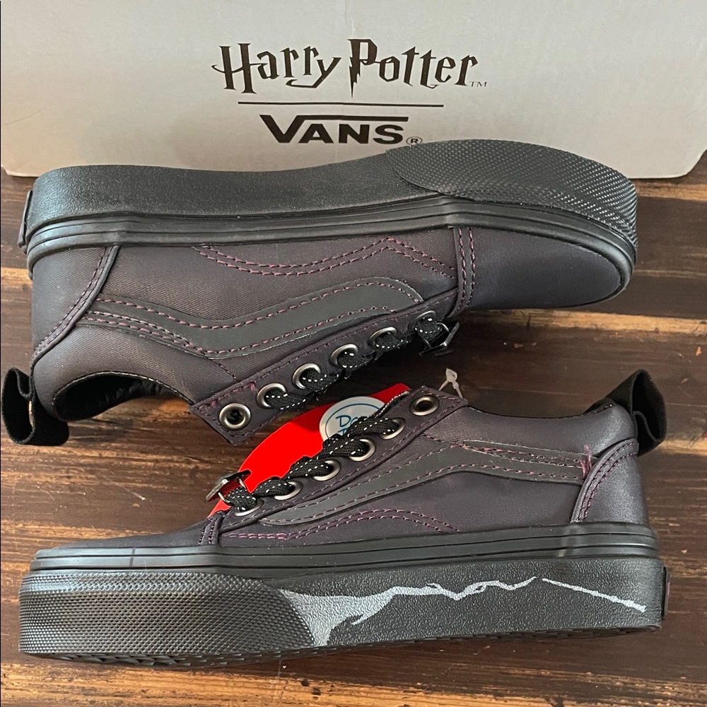 Vans Harry Potter old skool elastic Deathly Hallows Black Sneakers - Picture 3 of 7